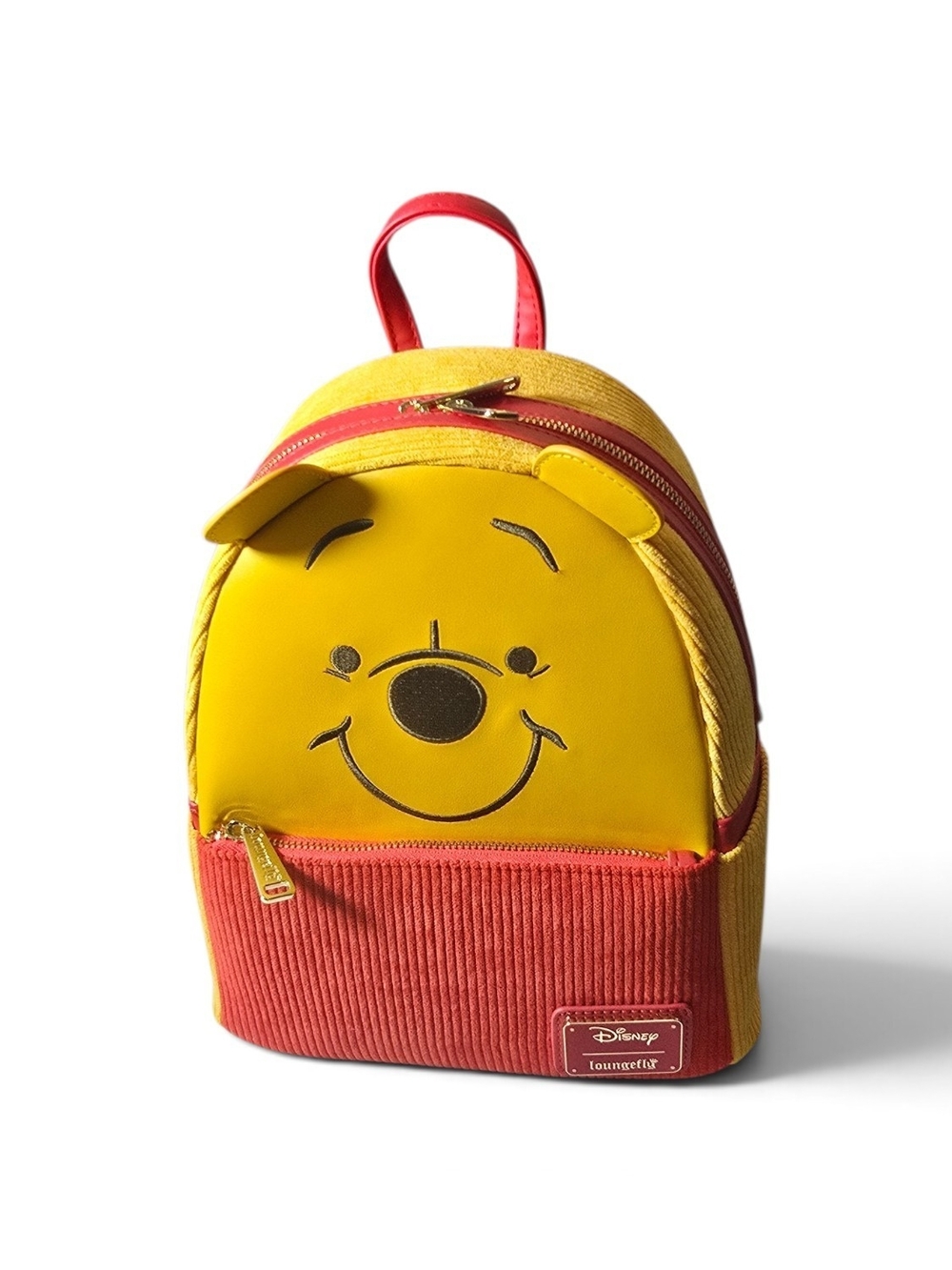 Loungefly Disney Winnie the Pooh Figural Corduroy Mini Backpack NWT